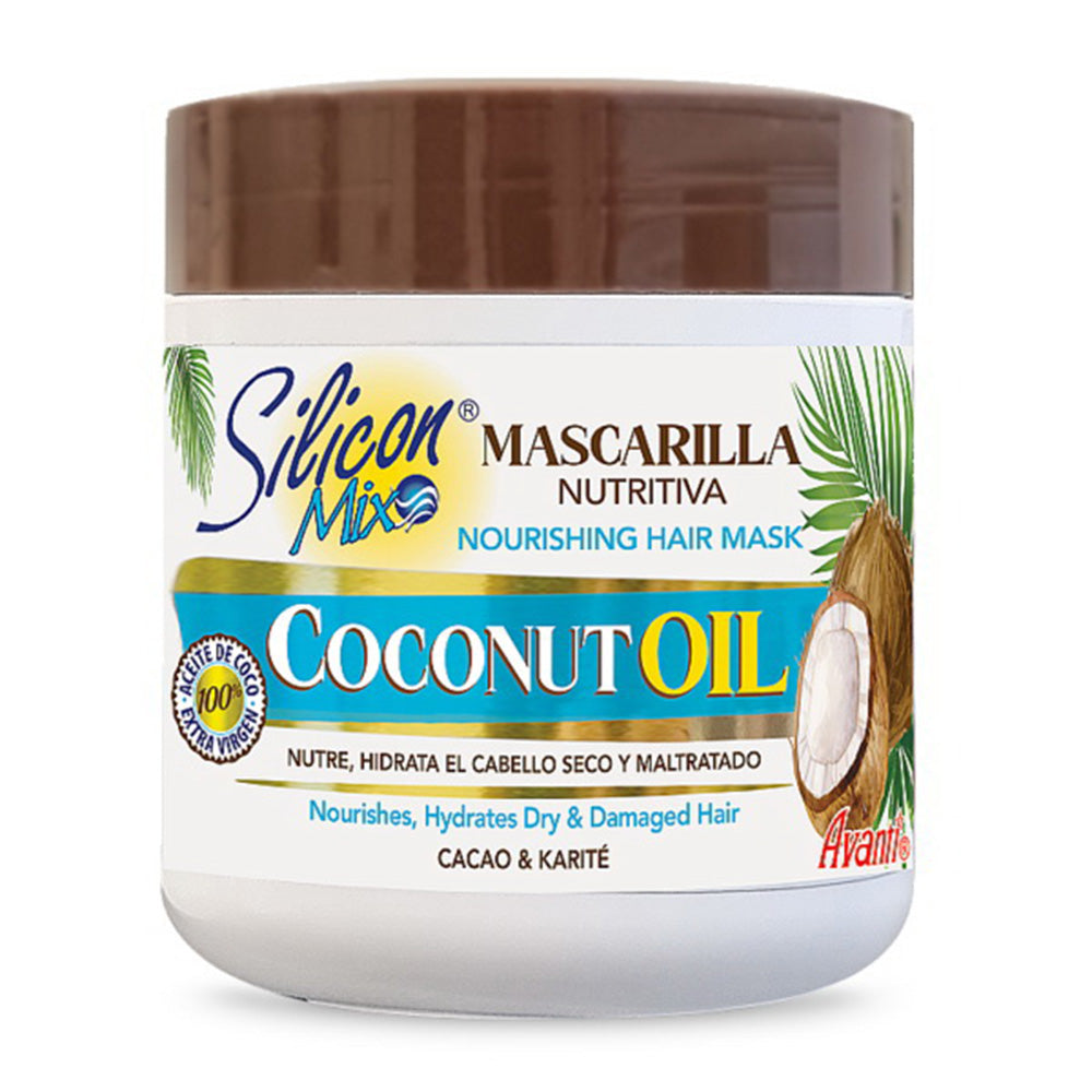 Silicon Mix Coconut Oil Nourishing Hair Mask with Cacao and Karite 17Oz (481g)